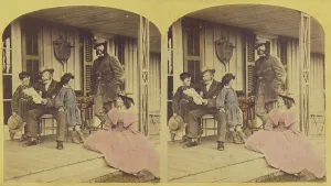 Stereoscopy Prints: Walleck Family, 1855-1860. Creator: Unknown