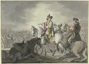 Franz Prints: Wallenstein at the Battle of Lutzen, early 19th century. Creator: Franz Pforr