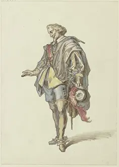 Wove Paper Prints: Wallenstein costume, c1820-1850. Creator: Ferdinand Fellner