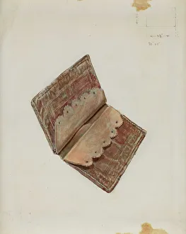 Hugh Clarke Prints: Wallet, c. 1936. Creator: Hugh Clarke