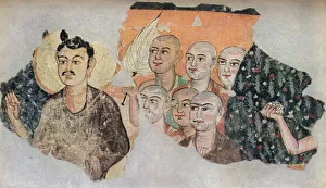 Wallpainting recovered from a ruined shrine at Miran, c300 Wallpainting recovered from a ruined shrine at Miran, c300