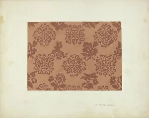 Colour Scheme Prints: Wallpaper, 1935/1942. Creator: A. Menendez
