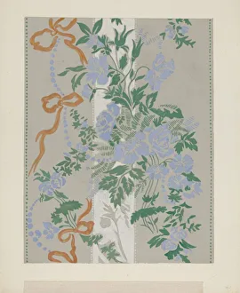Wallpaper, 1935 / 1942. Creator: Mina Lowry
