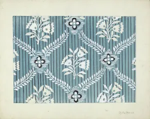 Colour Scheme Prints: Wallpaper, 1935/1942. Creator: N. Rathovich