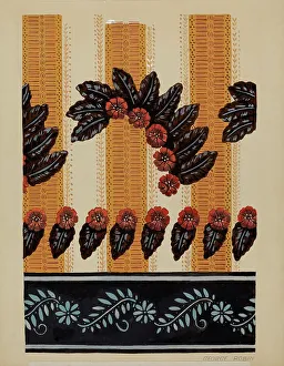Wallpaper Border, 1935/1942. Creator: George Robin