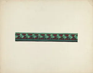 Part Of Gallery: Wallpaper Border, c. 1939. Creator: Paul Farkas