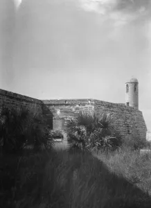 Round Tower Prints: Walls and round tower by the water