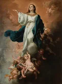 Our Lady Prints: The Walpole Immaculate Conception, c1680. Creator: Murillo, Bartolome Esteban (1617-1682)