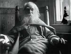 Walt Whitman in Camden, N. J. c. 1891. Creator: Samuel Murray