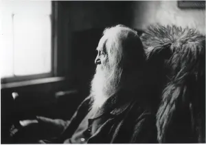 Walt Whitman in Camden, N. J. c. 1891. Creator: Thomas Eakins