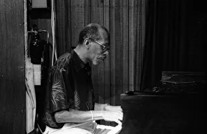 Images Dated 8th June 2018: Walter Bishop Jr, Bass Clef, August 1990. Artist: Brian O Connor
