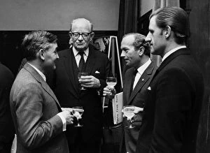 Walter Hayes, Patrick Hennesey, Colin Chapman, Graham Hill. Creator: Unknown