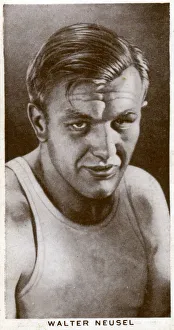 Fighter Prints: Walter Neusel, German boxer, 1938