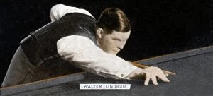 Billiards Gallery: Walter Wally Lindrum, World Billiards champion, 1935