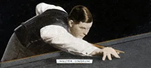 Billiards Gallery: Walter Wally Lindrum, World Billiards champion, 1935
