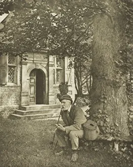 Walton and Cotton's Fishing House (The Doorway), 1880s. Creator: Peter Henry Emerson Walton and Cotton's Fishing House (The Doorway), 1880s. Creator: Peter Henry Emerson