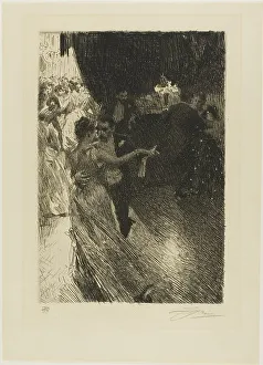 Waltz Prints: The Waltz, 1891. Creator: Anders Leonard Zorn