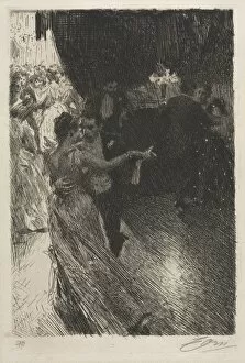 Anders Zorn Swedish Collection: The Waltz, 1891. Creator: Anders Zorn (Swedish, 1860-1920)