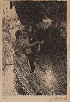 The Waltz, 1891. Creator: Zorn, Anders Leonard (1860-1920)