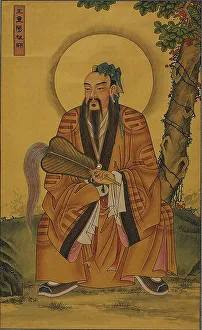 Taoism Prints: Wang Chongyang (1113-1170). Creator: Anonymous