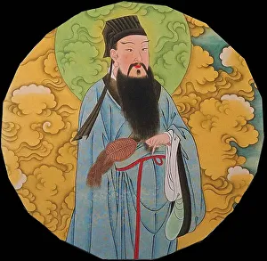 Taoism Prints: Wang Chongyang (1113-1170). Creator: Anonymous