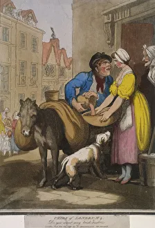 Street Cry Prints: Do you want any brick-dust, plate VI of Cries of London, 1799. Artist: H Merke