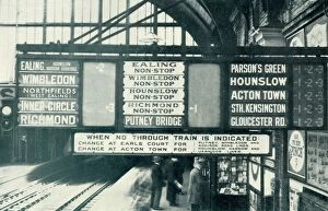Train Station Gallery: Where Do You Want To Go?, 1922. Creator: Unknown