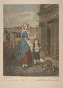 Francis Wheatley Prints: Do you want any Matches?, Cries of London, c1870