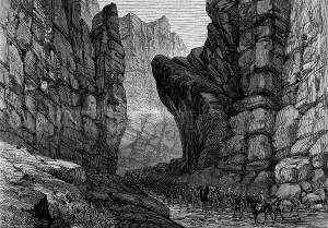Second Afghan War 1878 79 Prints: The War in Afghanistan: entrance to the Jugdulluk Pass, 1880. Creator: Unknown