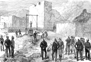 Scaffolding Prints: The War in Afghanistan: execution of the Kotwal of Cabul