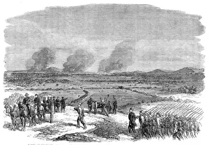 The War in America: march of Kershaw's and Fitz Lee's divisions of the Confederate Army... 1864. Creator: Unknown