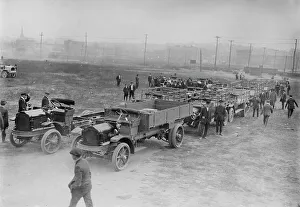 Requisitioned Prints: War Autos for Russia, between c1914 and c1915. Creator: Bain News Service