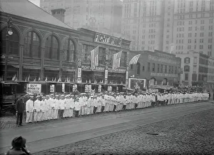 Restaurateur Prints: War Bond Parade, 1917 or 1918. Creator: Bain News Service