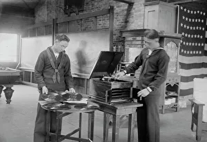 Phonograph Prints: War Camp Com. Canteen, between c1915 and c1920. Creator: Bain News Service