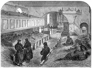 Dormitory Prints: The War in Denmark: interior of West Düppel Church