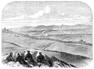 Look Out Point Prints: The War in Denmark: sketch of the Redoubts