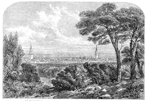 Churches Prints: The War in Denmark: view of Aalborg