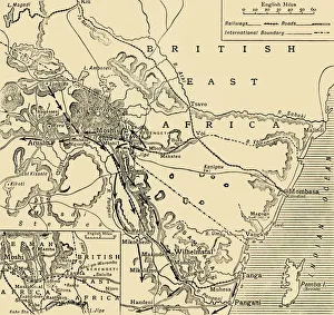 German East Africa Prints: The War in East Africa, 1916, (c1920). Creator: Unknown