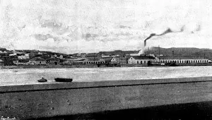 Chino Japanese War Of 1894 1895 Prints: The War in Eastern Asia: naval docks at Port Arthur, 1895. Creator: Lascelles