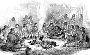 Cauldron Prints: The War in the Herzegovina: Council of War at Peco Pavlovitch's Camp