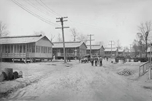 Telegraph Pole Prints: War Hospital, Iselin, 1918 or 1919. Creator: Bain News Service