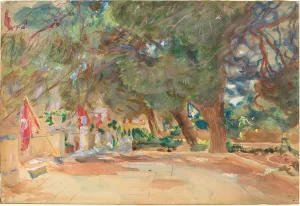John Singer Prints: A War Memorial, 1918. Creator: John Singer Sargent