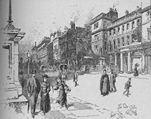 Pall Mall Prints: War Office, Pall Mall, c1890. Artist: Herbert Railton