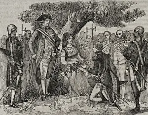 Territorial Prints: The War of the Oranges, (May-July 1801), 1851. Creator: Unknown