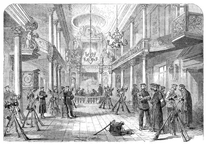 Letters Prints: The War in Schleswig: chapel at Gravenstein used as a Prussian barrack