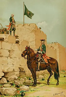 Siege Prints: War of the Spanish Succession: Catalonia campaign - Siege of Barcelona