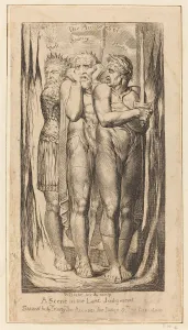 Morality Prints: War (The Accusers of Theft, Adultery, Murder), c. 1803 / 1810. Creator: William Blake