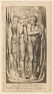 Blake William Gallery: War (The Accusers of Theft, Adultery, Murder), c. 1803 / 1810. Creator: William Blake