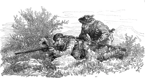 First Boer War 1880 1881 Prints: The War in the Transvaal: a Boer outpost, 1881. Creator: Unknown