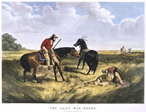 The Last War-Whoop, 1834-1907. Artist: Archibald Campbell Tait
